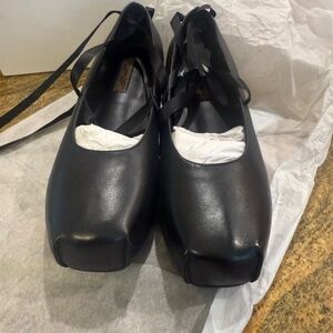 BRAND NEW UNIF LACE UP PRIMA BALLERINA PLATFORM SHOES SIZE 7